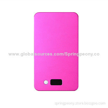 6,000mAh Fashion Power Bank with USB2.0, LED Flashlight